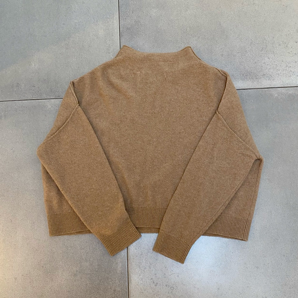 Anthropologie 100% Cashmere Sweater, Beige, XS